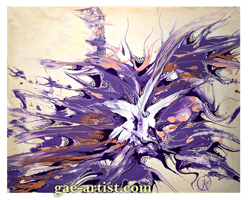 Butterfly acrylic painting