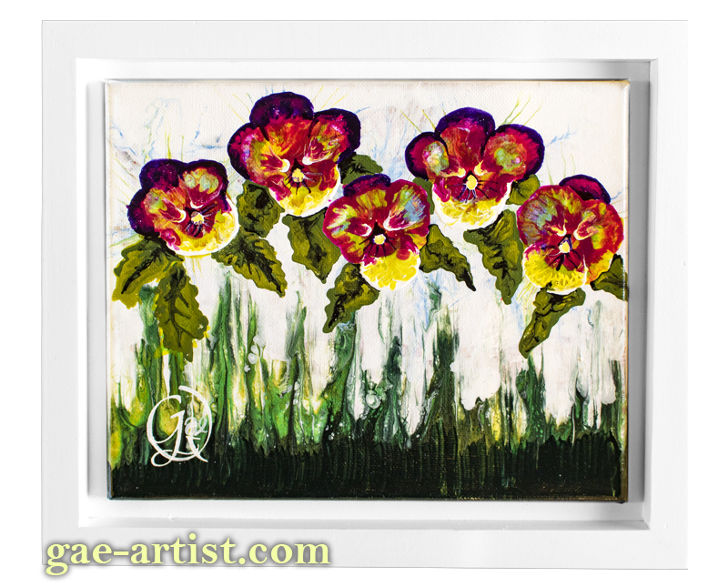 Butterfly acrylic painting