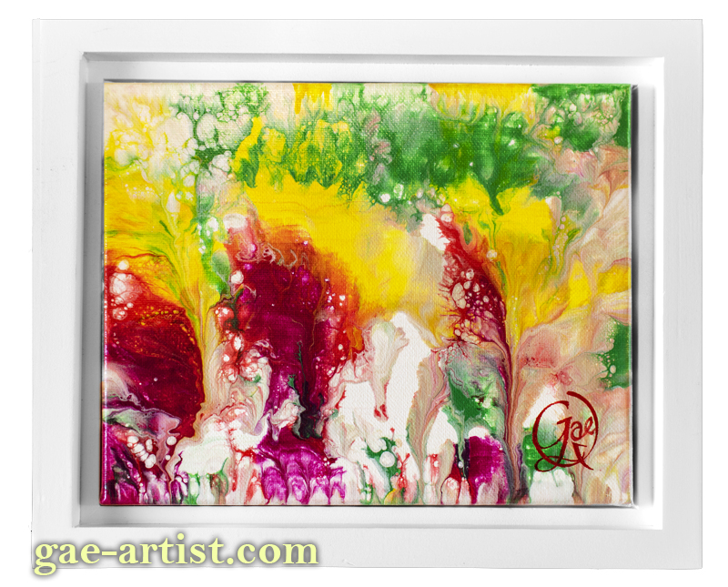 Butterfly acrylic painting
