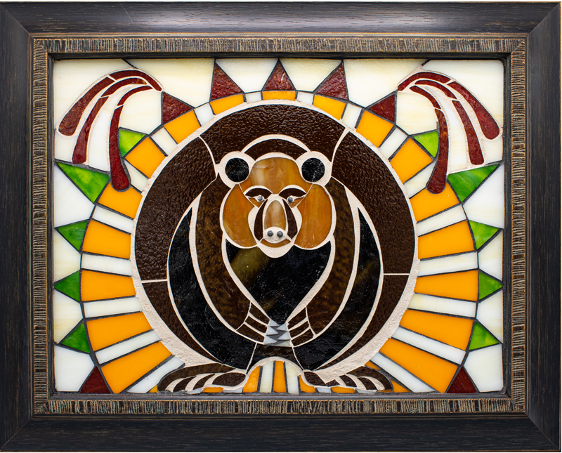 Art deco mosaic