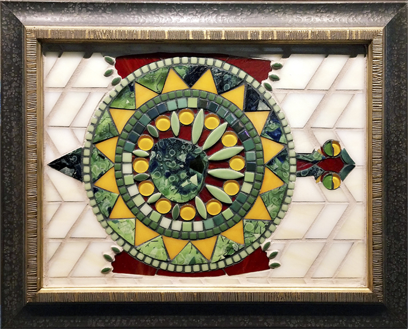 Art deco mosaic