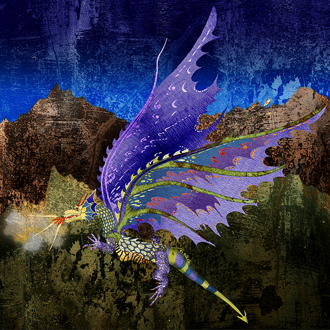 Dragon mural concept